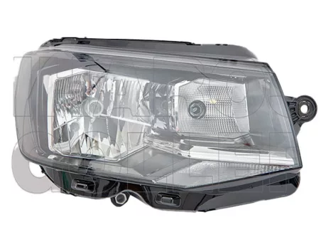 VW Caravelle/Multivan (T6) 2015.07.01-2020.01.31 fényszóró H4 + nappali fény. jobb (motorral) DEPO (1AJK) VW Caravelle/Multivan (T6) 2015.07.01-2020.01.31 fényszóró H4 + nappali fény. jobb (motorral) DEPO (1AJK)