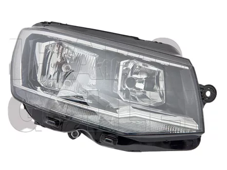 VW Caravelle/Multivan (T6) 2015.07.01-2020.01.31 fényszóró 2H7+nappali fény fekete házas jobb(motorral) DEPO (1DW4)