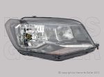   VW Caddy III 2015.06.01-2020.08.30 Fényszóró H4 jobb + nappali fény. (motorral) DEPO (1ATH)