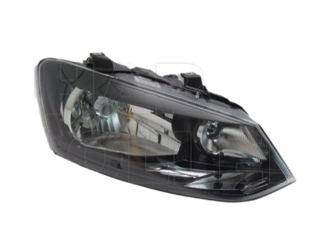 VW Polo V 2009.06.01-2014.04.21 Fényszóró H4 jobb Trendline (motoros állítás, motor nélkül) DEPO (00VH)