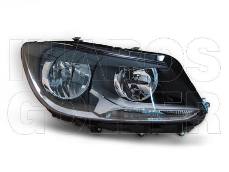 VW Caddy III 2010.01.01-2015.05.30 Fényszóró H7/H15 jobb + napp. fény (motorral) DEPO (02EB)
