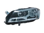   VW Passat (B7) 2010.11.01-2014.07.20 Fényszóró 2H7 bal,fekete házas (motorral) DEPO (02EC)