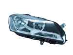   VW Passat (B7) 2010.11.01-2014.07.20 Fényszóró 2H7 jobb,fekete házas (motorral) DEPO (02ED)