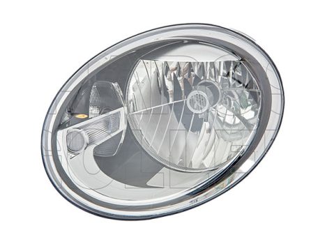 VW Beetle 2011.10.31- Fényszóró HB2 bal, fekete házas (motorral) DEPO (1993)