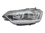   VW Golf Sportsvan 2014.02.01- Fényszóró H7/H15 jobb, motorral (fekete házas)DEPO (1A19)