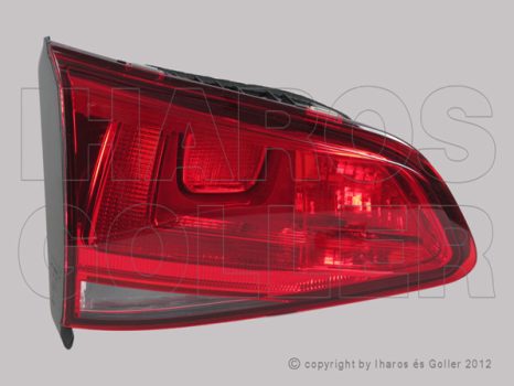 VW Golf VII/1 2012.10.01-2016.10.31 Hátsó lámpa üres bal belső (5a.) DEPO (08YR)