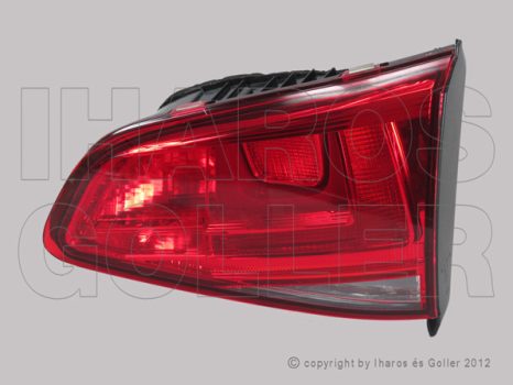 VW Golf VII/1 2012.10.01-2016.10.31 Hátsó lámpa üres jobb belső (5a.) DEPO (08YS)