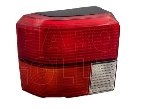 VW Transporter (T4) 1990.09.01-2003.03.31 Hátsó lámpa üres bal piros-sárga-fehér (0J2G)