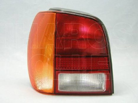 VW Polo III 1994.10.01-1999.09.30 Hátsó lámpa üres bal (sárga/piros) (0GTI)