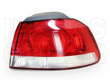 VW Golf VI 2008.10.01-2012.09.30 Hátsó lámpa üres jobb külső (HELLA-tip.) (0TDM)