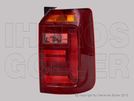 VW Caddy III 2015.06.01-2020.08.30 Hátsó lámpa üres jobb, sötétített (1 h.ajtós) (1DWE)