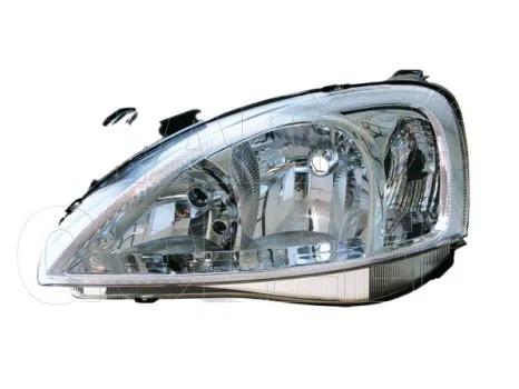 Opel Corsa C 2000.09.01-2006.08.31 fényszóró H7/H1 bal 04.9-től (motoros állítás, motor nélkül) DEPO (0YYT)