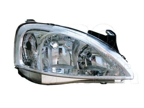 Opel Corsa C 2000.09.01-2006.08.31 fényszóró H7/H1 jobb 04.9-től (motoros állítás, motor nélkül) DEPO (0YYU)
