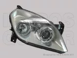   Opel Twin-Top 2003.09.01-2009.08.31 fényszóró H1/H7 jobb szürke házas "COSMO" (motoros állítás, motor nélkül) DEPO (0AW6)