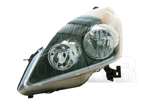 Opel Zafira 2005.09.01-2007.08.31 Fényszóró H1/H7 bal fekete házas (motorral) DEPO (15BW)