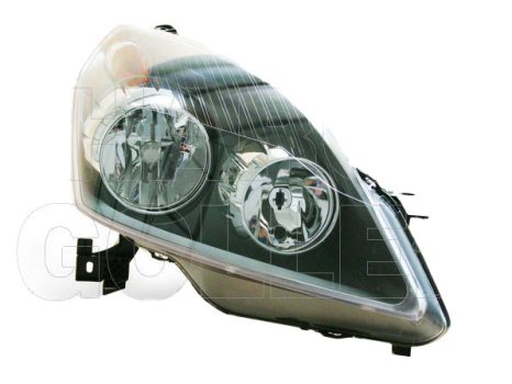 Opel Zafira 2005.09.01-2007.08.31 Fényszóró H1/H7 jobb fekete házas (motorral) DEPO (15BV)