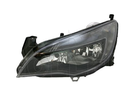 Opel Astra J/2 2012.09.01-2015.05.30 Fényszóró 2H7 bal fekete házas+LED (motorral) DEPO (12F4)