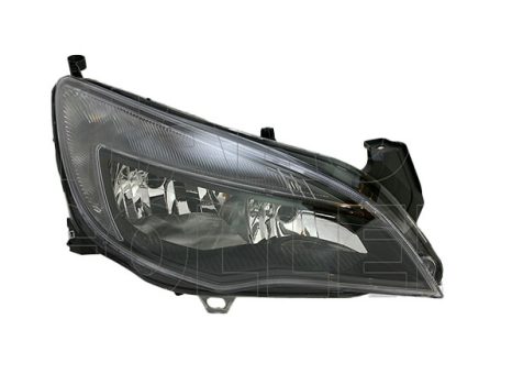 Opel Astra J/2 2012.09.01-2015.05.30 Fényszóró 2H7 jobb fekete házas+LED (motorral) DEPO (12F3)