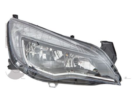 Opel Astra J/2 2012.09.01-2015.05.30 Fényszóró 2H7 fek.h.króm ker. jobb (motorral) DEPO (1EDM)