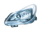   Opel Corsa D 2011.03.01-2014.08.31 fényszóró H7/H1 fekete házas bal (motorral) DEPO (05D0)