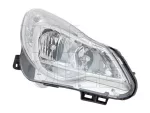   Opel Corsa D 2011.03.01-2014.08.31 fényszóró H7/H1 króm házas jobb (motorral) DEPO (05CZ)