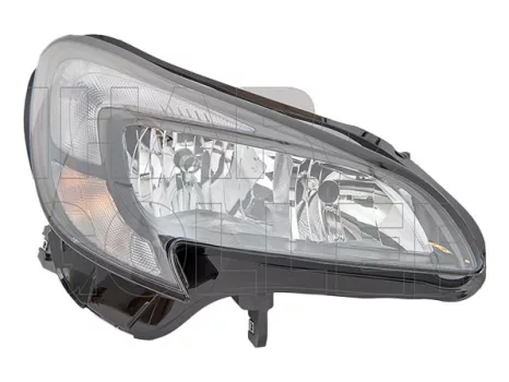 Opel Corsa D 2011.03.01-2014.08.31 fényszóró 2H7 jobb,+napp.f.fek.ház,motorral DEPO (1ACJ)