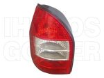   Opel Zafira 1998.09.01-2005.08.31 Hátsó lámpa üres bal, piros/fehér (0MAX)