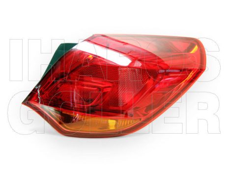 Opel Astra J/1 2009.09.01-2012.08.31 Hátsó lámpa üres jobb külső, piros (5 ajtós) (0XK0)