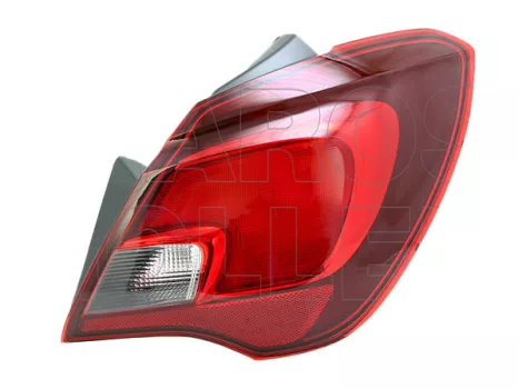 Opel Corsa D 2011.03.01-2014.08.31 Hátsó lámpa üres jobb külső 5 ajtós (1472)