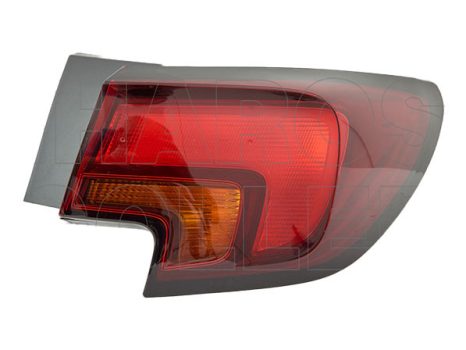 Opel Astra K/1 2015.06.01-2019.07.02 Hátsó lámpa üres jobb, külső (5 ajtós) (1E34)