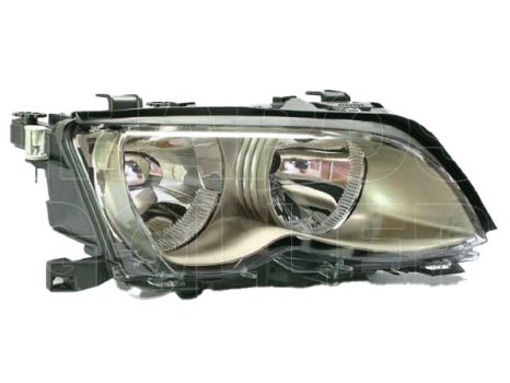 BMW 3 (E46) 2001.09.01-2005.02.28 fényszóró 2H7 jobb, szürke házas (nem Coupé/Cabrio) DEPO (0LR2)