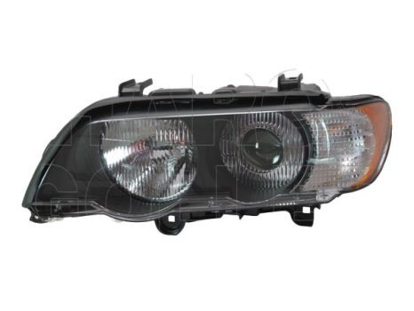 BMW X5 (E53) 2000.05.01-2006.12.31 fényszóró D2S/HB3 bal Xenon fehér villogó(03.10-ig) DEPO (0AWY)