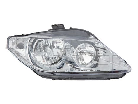 Seat Exeo 2009.03.01- fényszóró H7/H1 jobb (motoros állítás, motor nélkül) DEPO (0DCW)