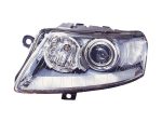   Audi A6 2004.05.01-2008.09.30 Fényszóró Bi-xenon bal elektr.+izzó nélkül DEPO (0SNC)