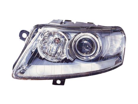Audi A6 2004.05.01-2008.09.30 Fényszóró Bi-xenon bal elektr.+izzó nélkül DEPO (0SNC)