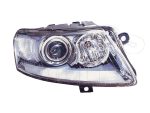   Audi A6 2004.05.01-2008.09.30 Fényszóró Bi-xenon jobb elektr.+izzó nélkül DEPO (0SND)