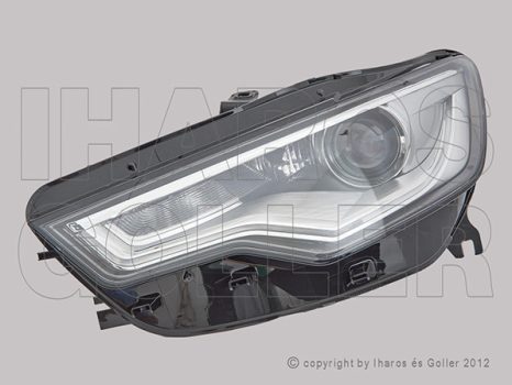 Audi A6 2011.04.01-2014.09.30 Fényszóró H7/D3S XENON/LED bal (motorral) DEPO (0WGX)