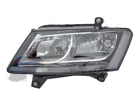 Audi Q5 2012.09.01-2016.12.31 fényszóró 2H7 bal, fekete házas (motorral) DEPO (1HGL)