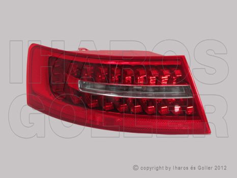 Audi A6 2008.10.01-2011.03.31 Hátsó lámpa üres bal külső LED-es (Sedan)  (08W5)