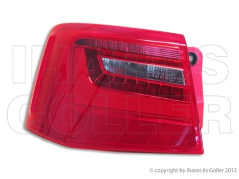 Audi A6 2011.04.01-2014.09.30 Hátsó lámpa bal kpl., külső, LED-es (4 ajtós) (0847)