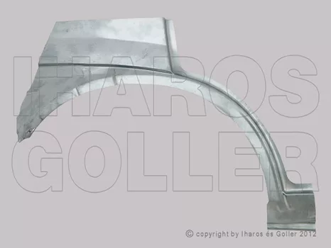 Opel Corsa C 2000.09.01-2006.08.31 Hátsó sárvédő javítóív jobb 5 ajtós (1LL2)