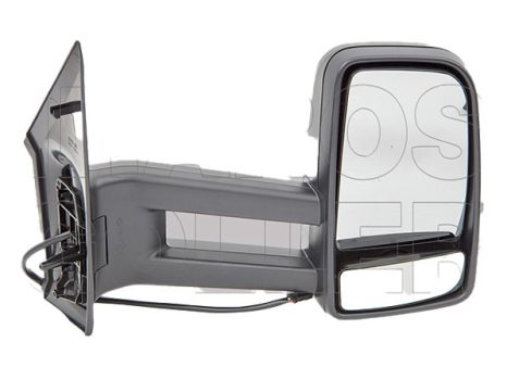 Mercedes Sprinter (W906) 2006.06.01-2013.09.07 Visszapillantó tükör elektromos  állítás, domború fűthető, hosszú kar jobb (1F3B)