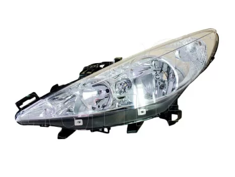Peugeot 207 2006.06.01-2013.06.30 Fényszóró H1/H7 bal (motorral) DEPO (0U8C)