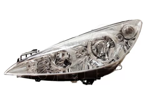 Peugeot 308 T7 2007.09.01-2011.04.30 Fényszóró H7/H1 bal (motorral) DEPO (0XDS)