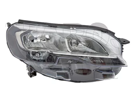 Peugeot Expert 2016.06.01- Fényszóró H7/H1+napp.f. jobb (motorral) DEPO (1GGG)
