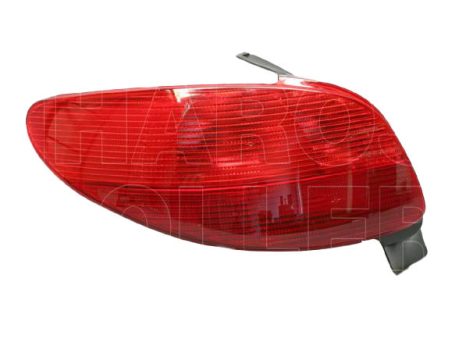 Peugeot 206 1998.09.01-2007.07.31 Hátsó lámpa üres bal 03.6-ig (3/5 ajtós) (0HZV)