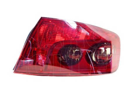 Peugeot 407 2004.05.01-2008.08.31 Hátsó lámpa üres jobb (4 ajtós) (0TNB)