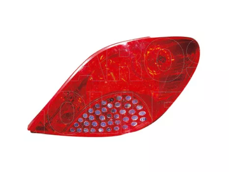 Peugeot 207 2006.06.01-2013.06.30 Hátsó lámpa üres jobb (3/5 ajtós) (0SAI)