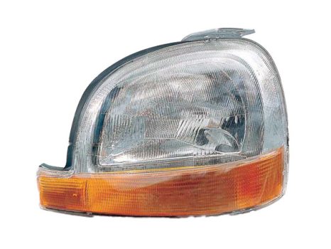 Renault Kangoo 1997.06.01-2003.02.28 Fényszóró H4 bal sárga villogóval DEPO (0PRN)