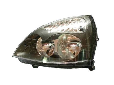 Renault Clio (Clio II) 2001.06.01-2005.09.30 Fényszóró H7/H1 bal (fekete házas) DEPO (0LJB)